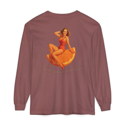 A Slice of Paradise Long Sleeve Tee🌞🍊