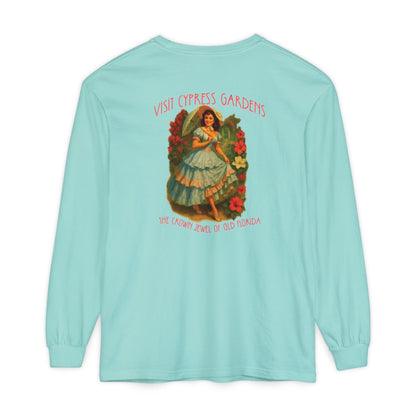 Vintage Cypress Gardens Long Sleeve Tee🌺🌿