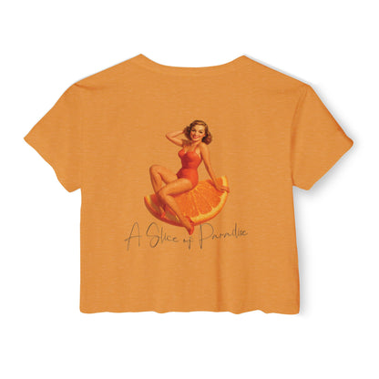 A Slice of Paradise Crop🌞🍊