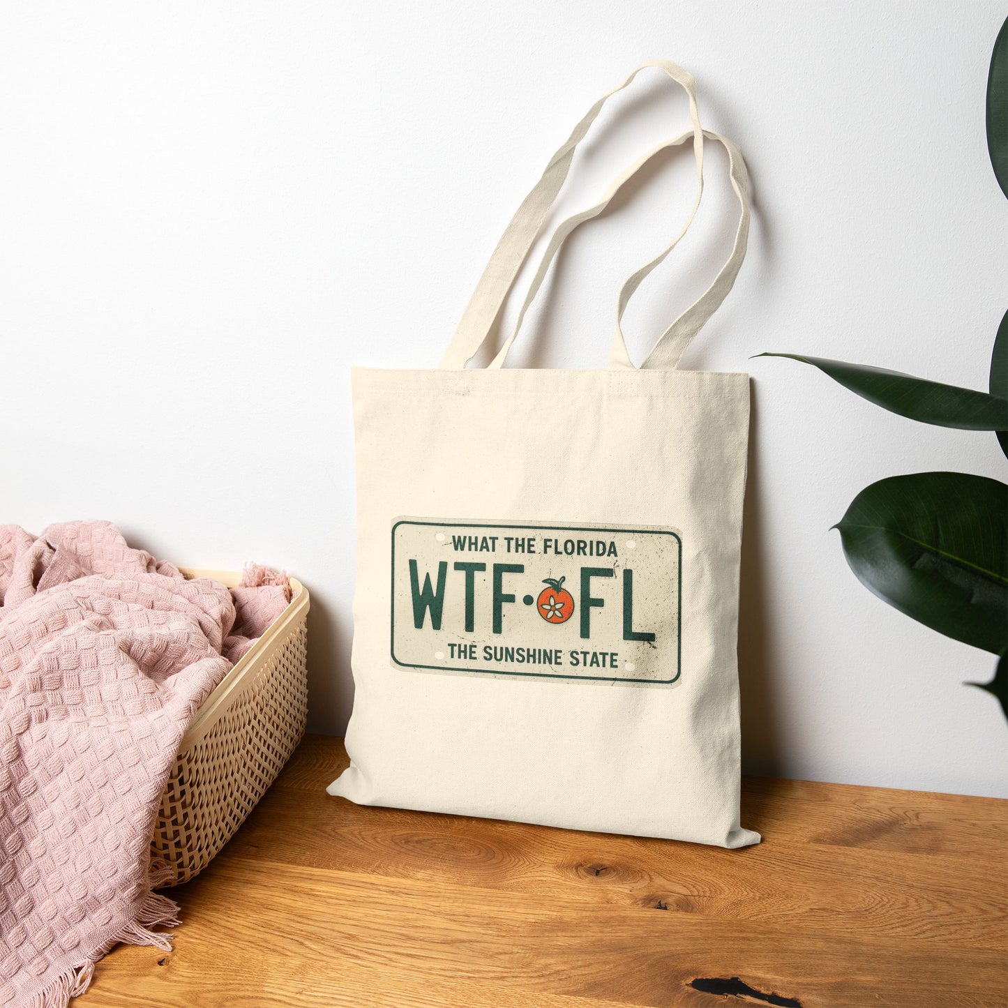 What the Florida Eco Cotton Canvas Tote