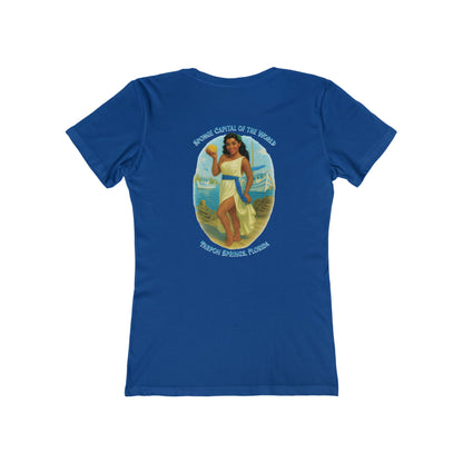 Tarpon Springs Sponge Docks Feminine-Fit Tee🧽🏛️