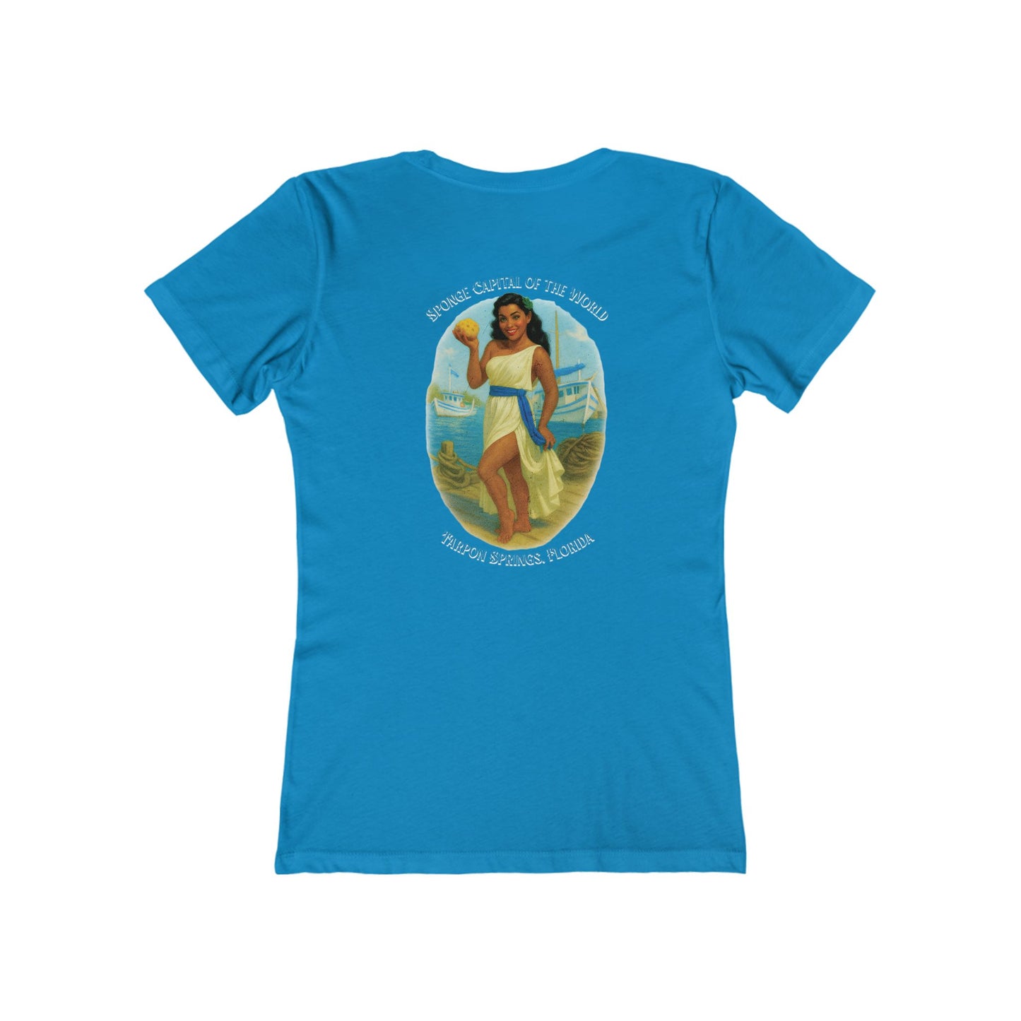 Tarpon Springs Sponge Docks Feminine-Fit Tee🧽🏛️