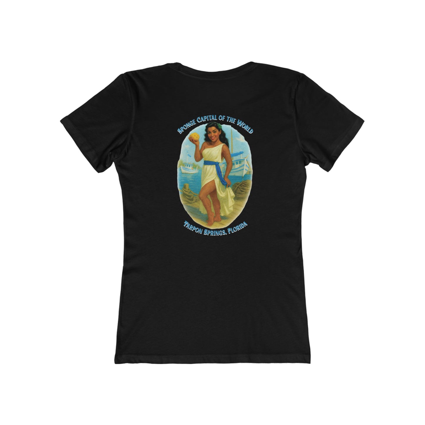 Tarpon Springs Sponge Docks Feminine-Fit Tee🧽🏛️