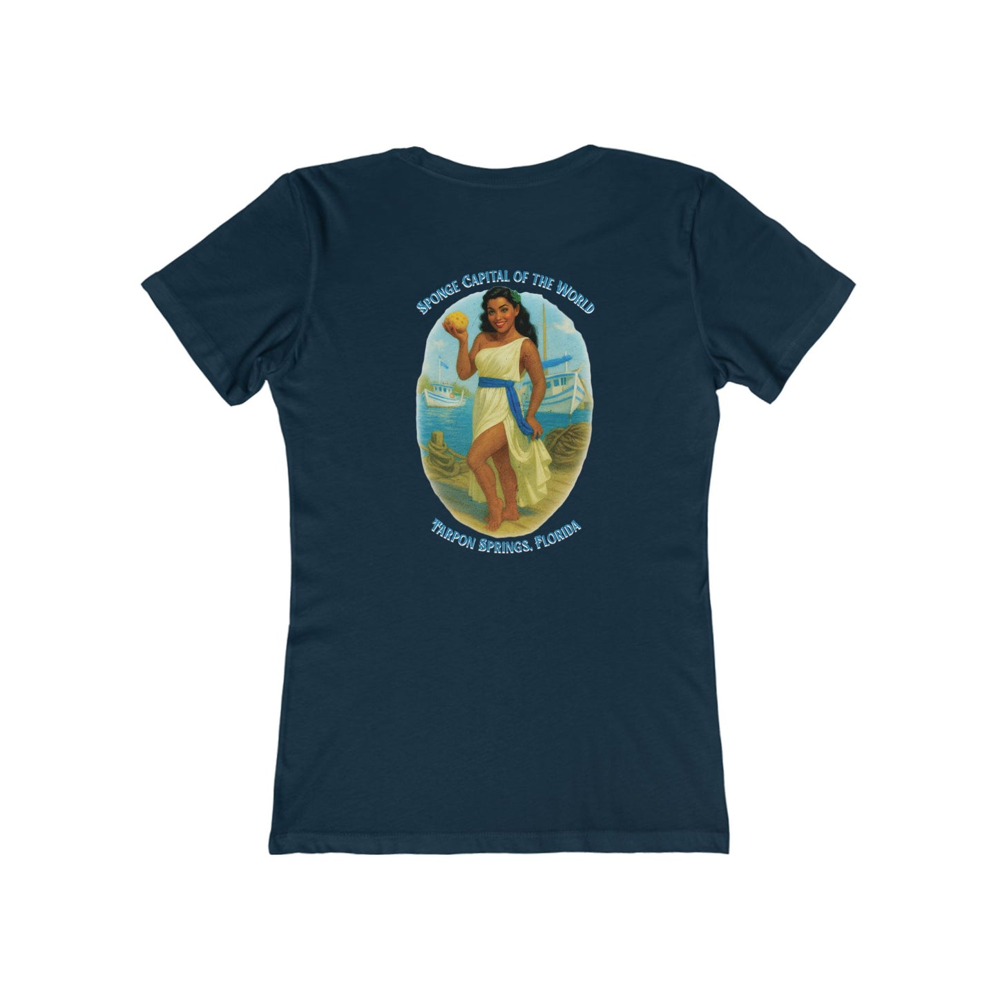 Tarpon Springs Sponge Docks Feminine-Fit Tee🧽🏛️