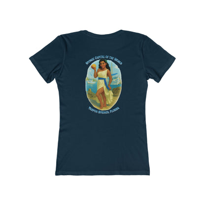 Tarpon Springs Sponge Docks Feminine-Fit Tee🧽🏛️