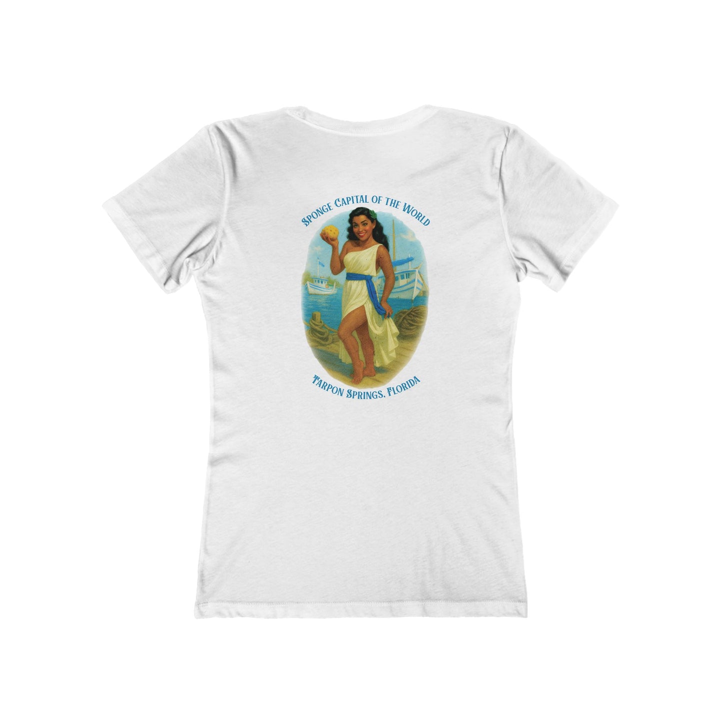 Tarpon Springs Sponge Docks Feminine-Fit Tee🧽🏛️