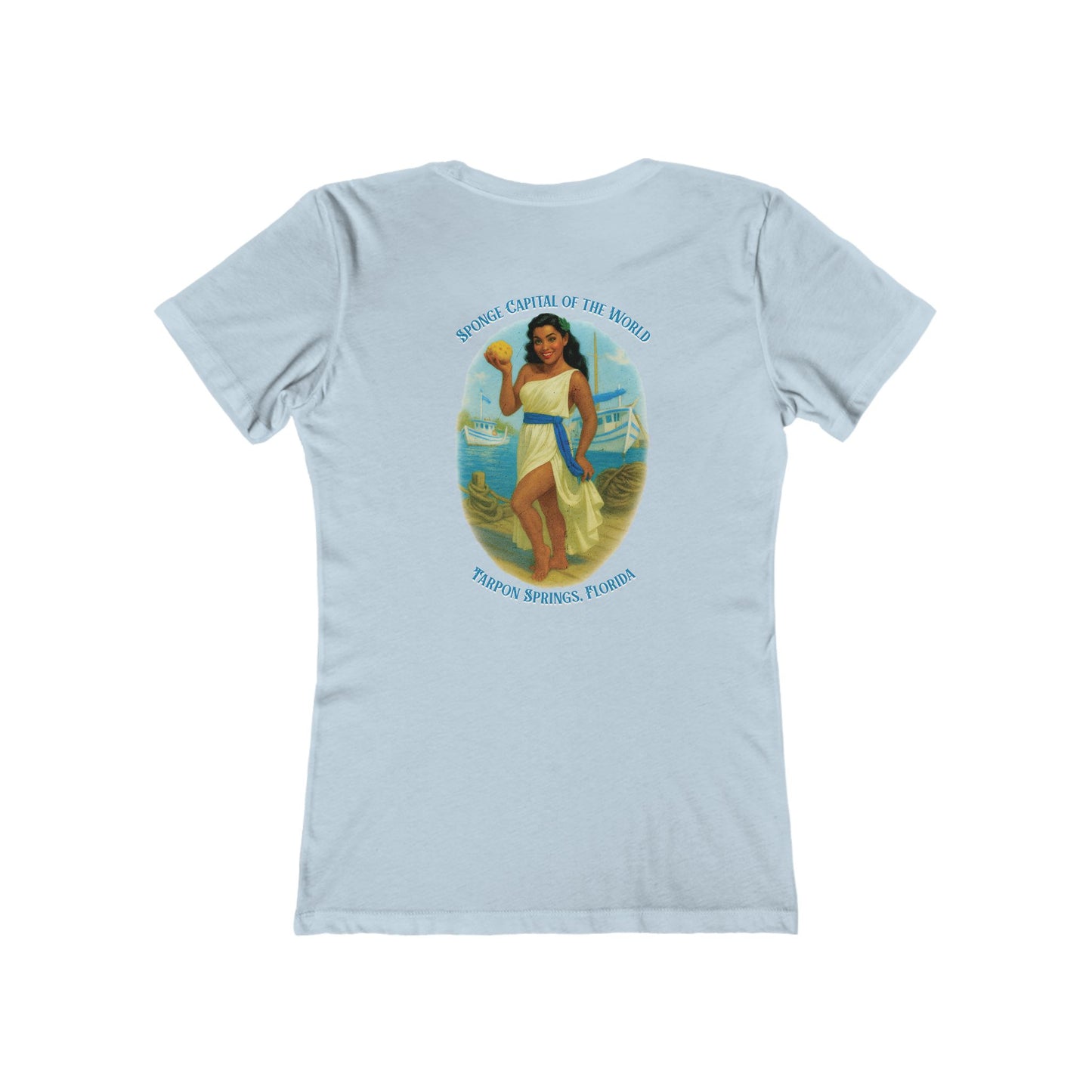 Tarpon Springs Sponge Docks Feminine-Fit Tee🧽🏛️