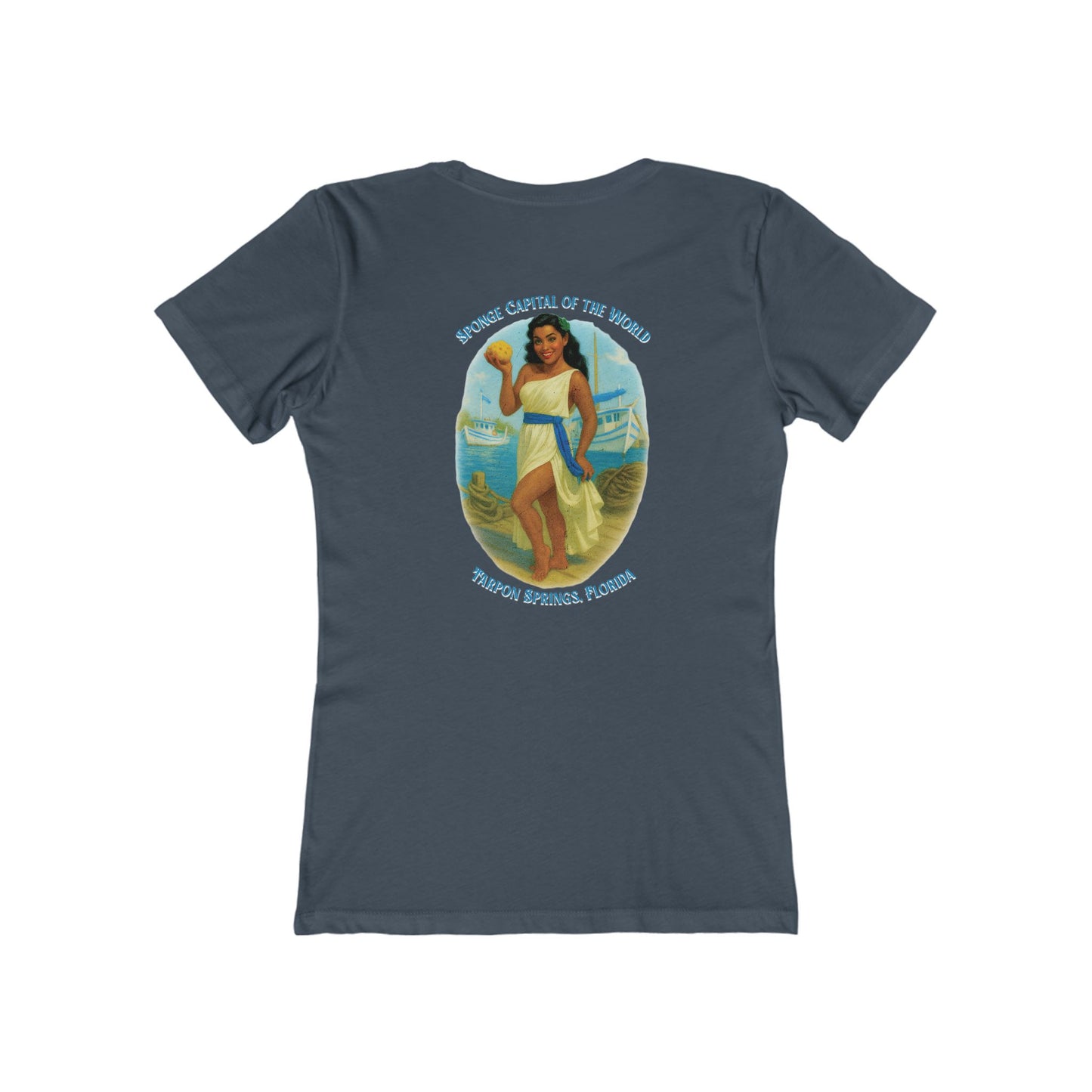 Tarpon Springs Sponge Docks Feminine-Fit Tee🧽🏛️