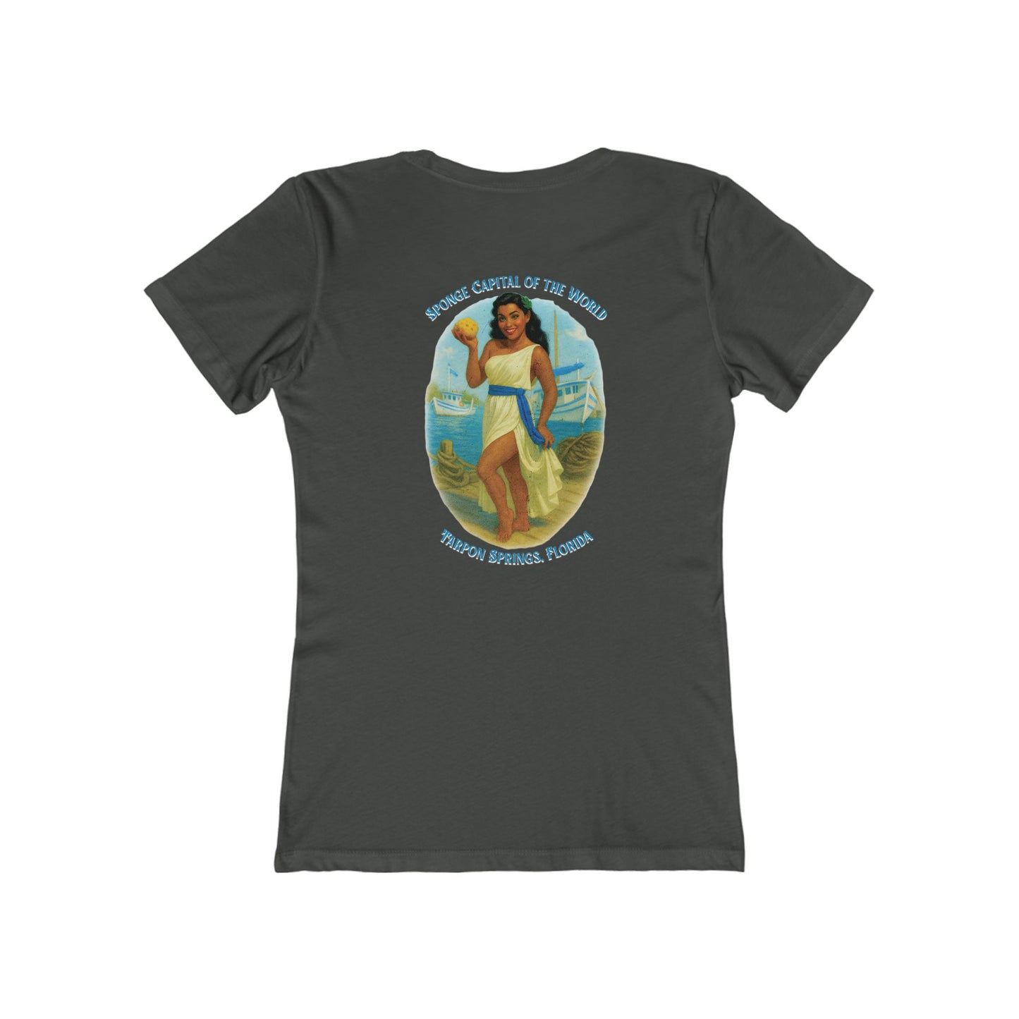 Tarpon Springs Sponge Docks Feminine-Fit Tee🧽🏛️