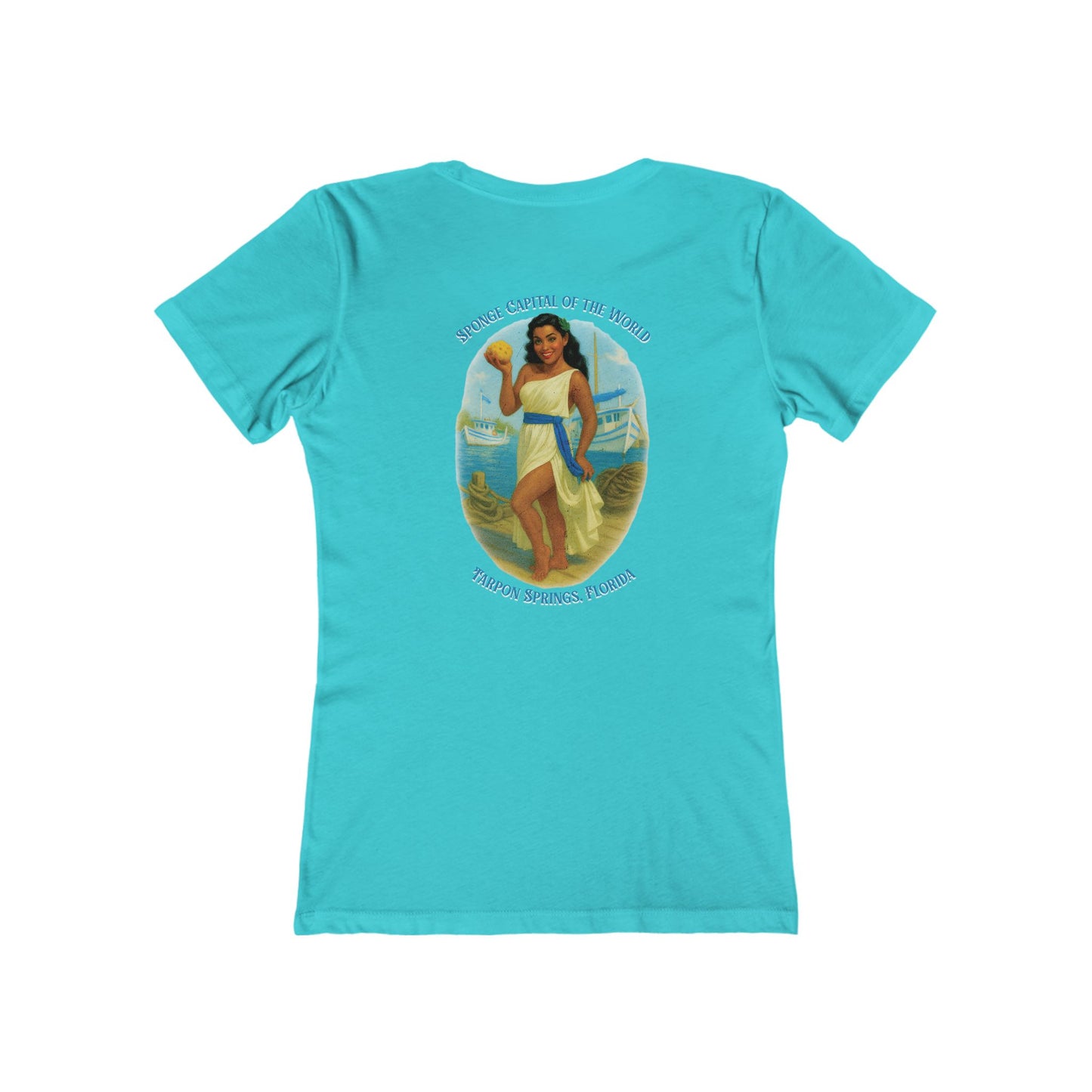 Tarpon Springs Sponge Docks Feminine-Fit Tee🧽🏛️