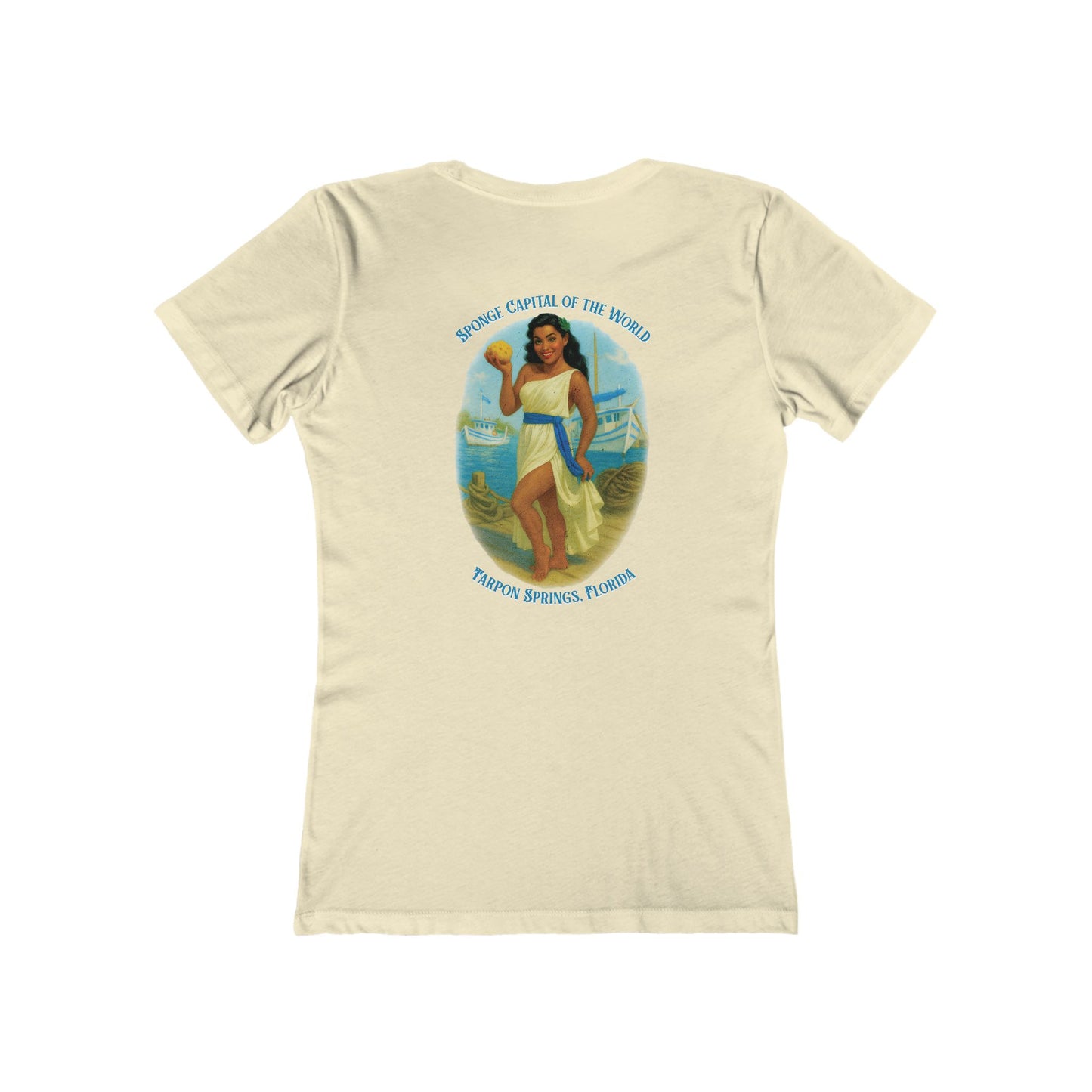 Tarpon Springs Sponge Docks Feminine-Fit Tee🧽🏛️