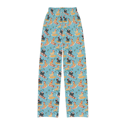 Surfin' Santa Paws Kids Lounge Pants