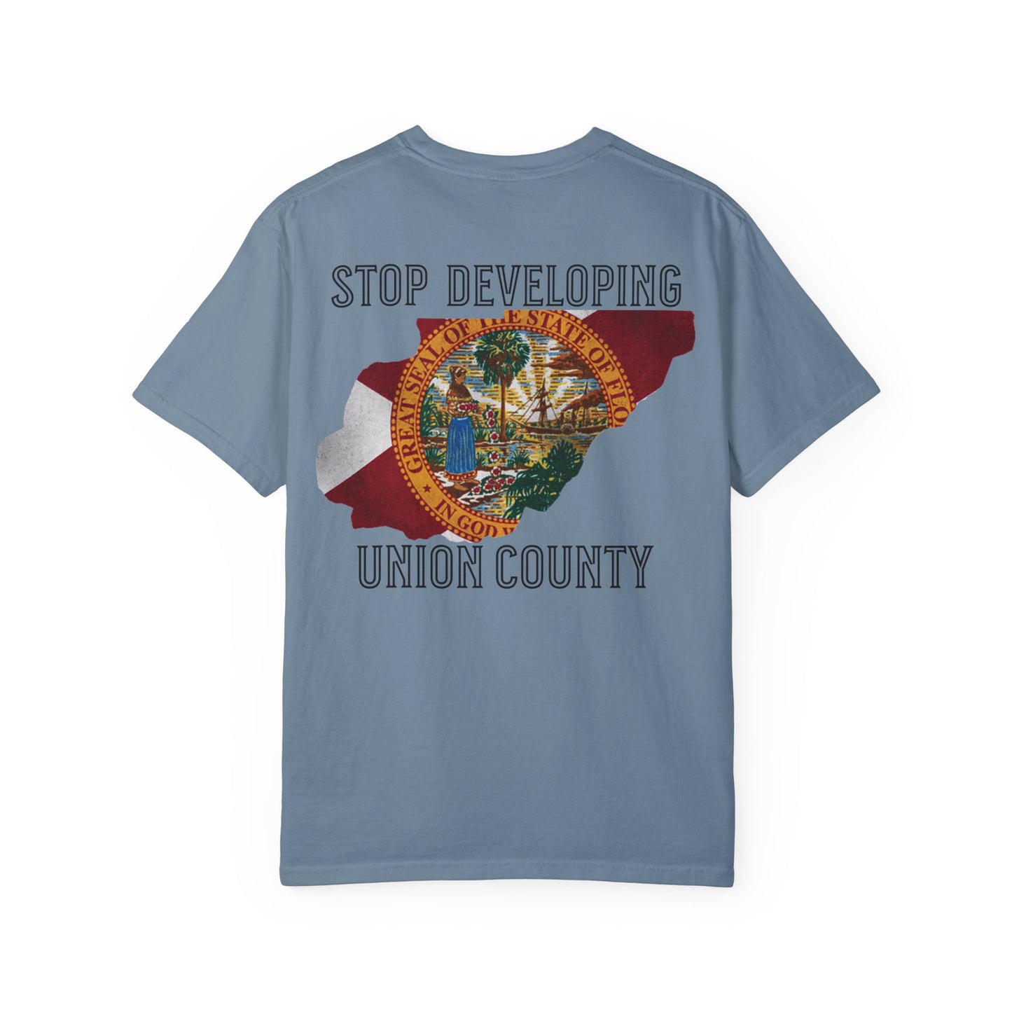 Stop Developing Union County Tee