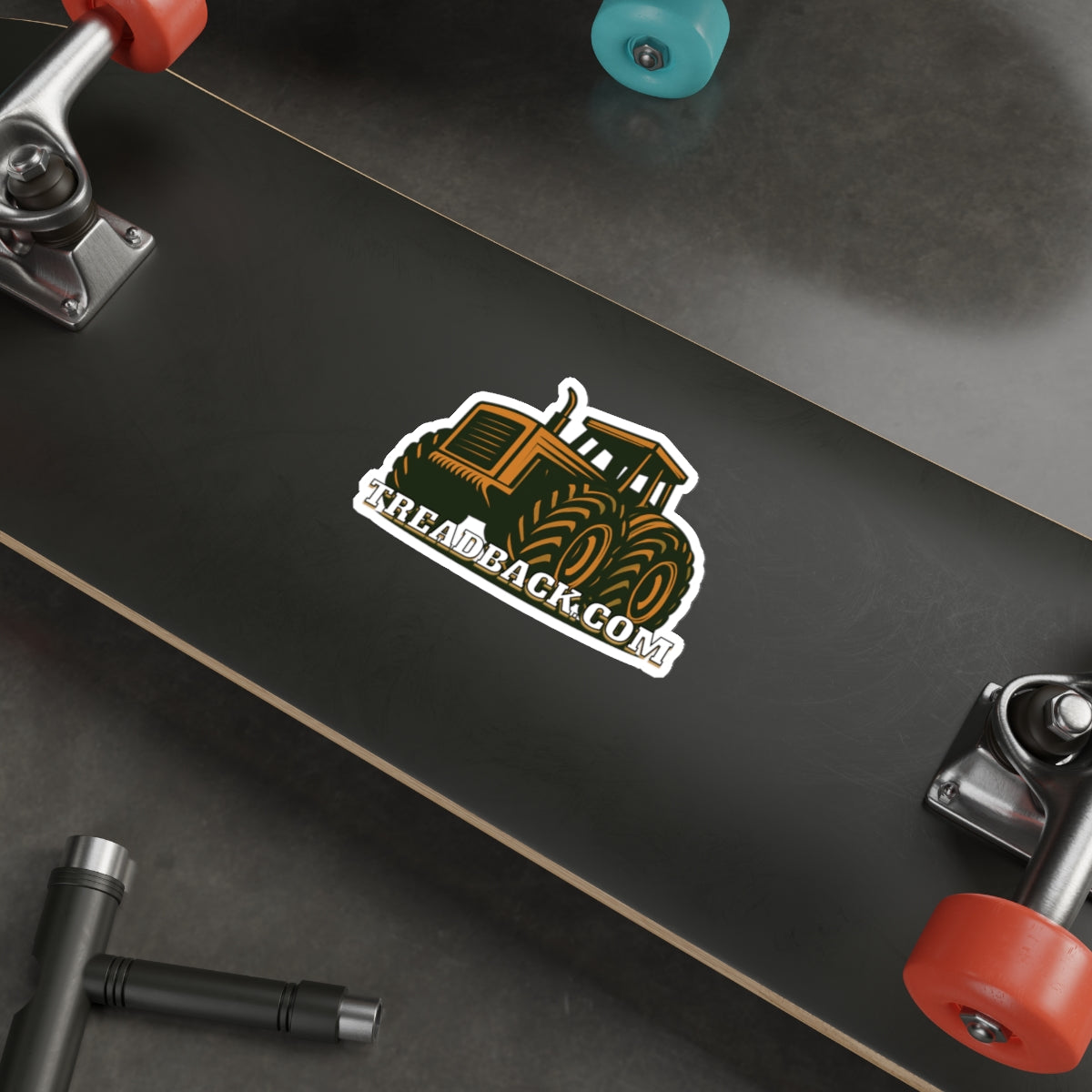 Tread Back Vinyl Decals