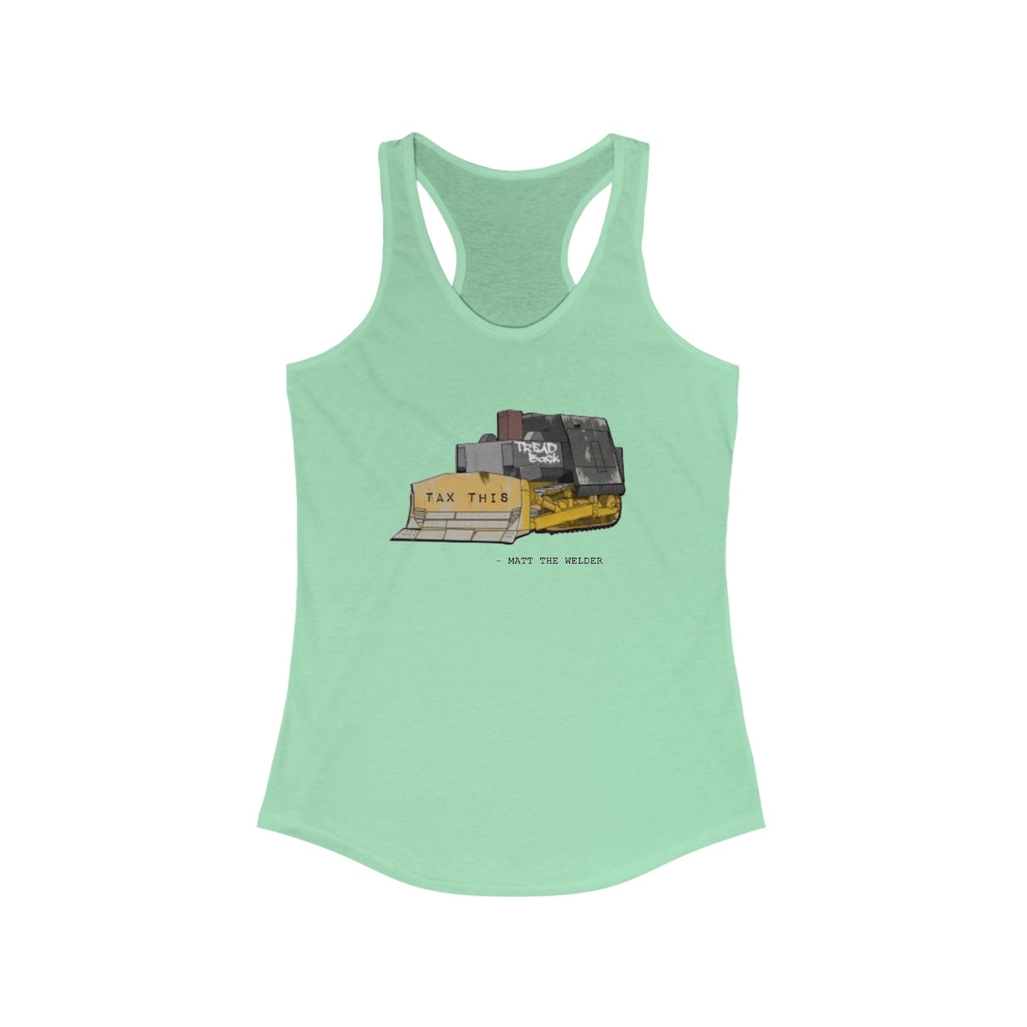 Tread Back Racerback Tank