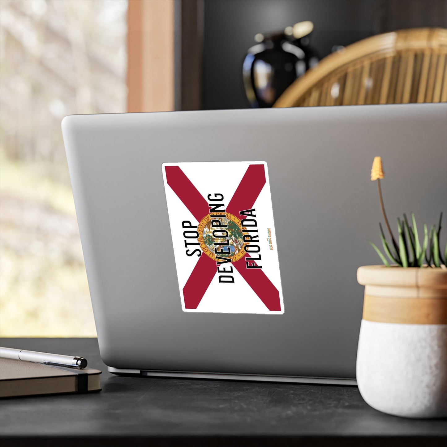 Stop Developing Florida Vinyl Decals - UV Resistant/Waterproof