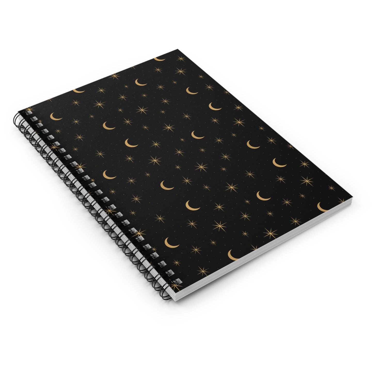 Midnight Stardust Spiral Notebook