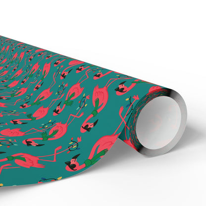 Merry Flockin’ Christmas Wrapping Paper🦩