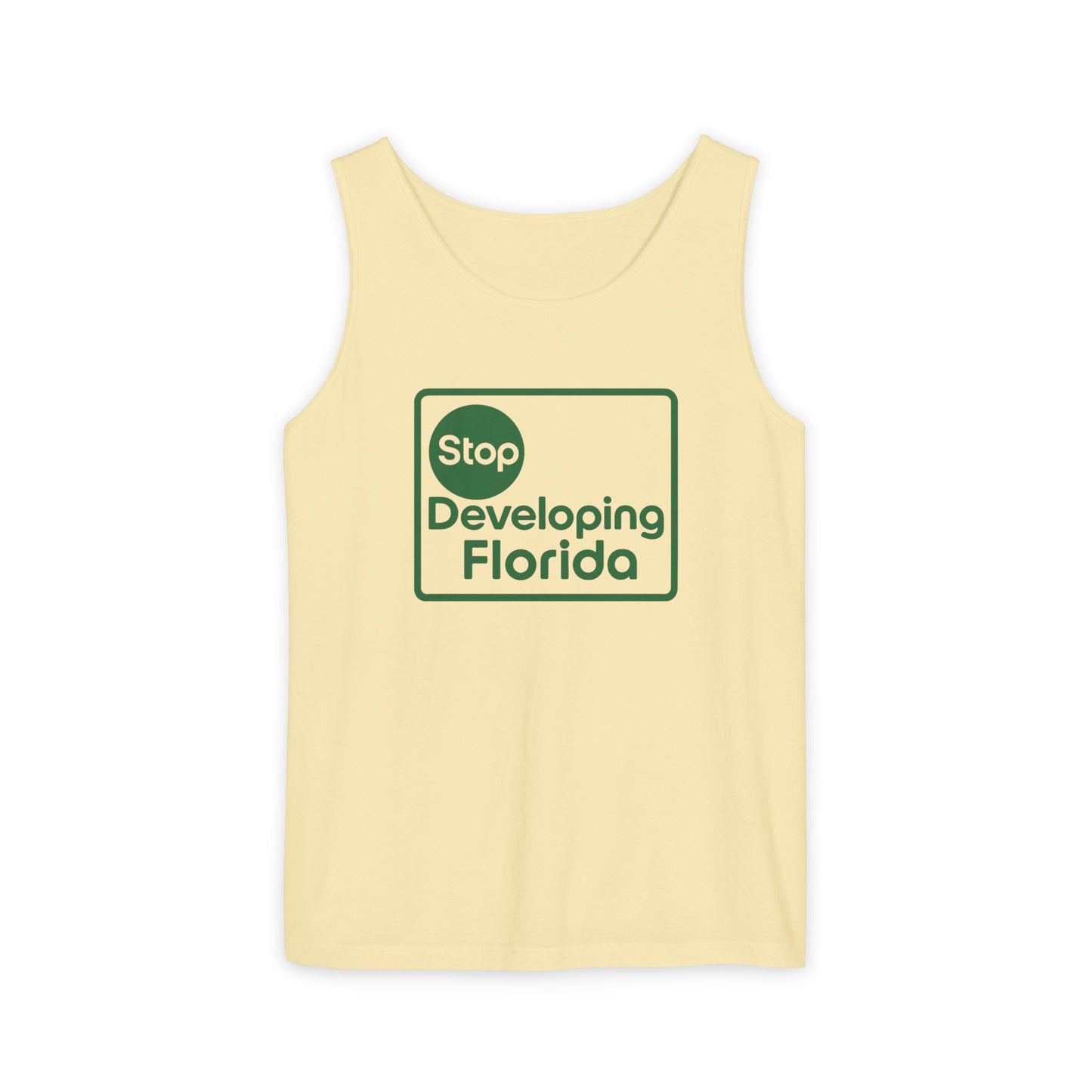 Stop Developing Florida (Where Living is a Pleasure) Relaxed Tank🟢