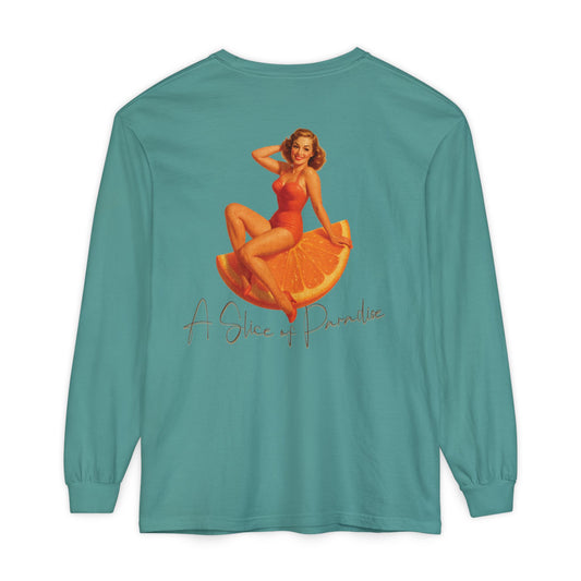 A Slice of Paradise Long Sleeve Tee🌞🍊