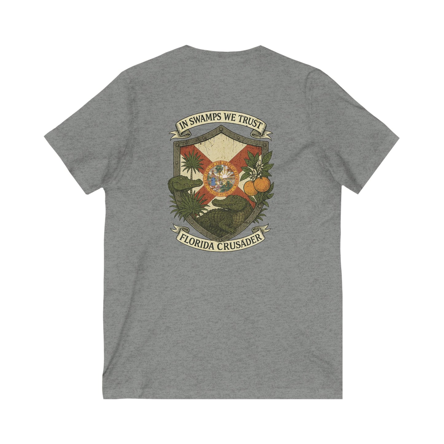 🛡️Florida Crusader V-Neck Tee
