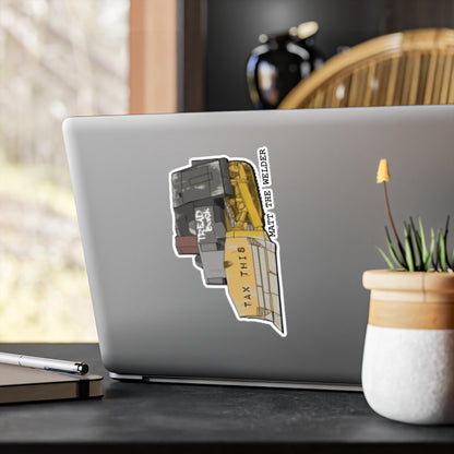 Tread Back Vinyl Decal