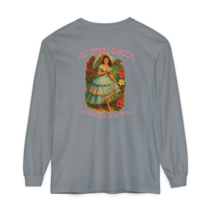 Vintage Cypress Gardens Long Sleeve Tee🌺🌿