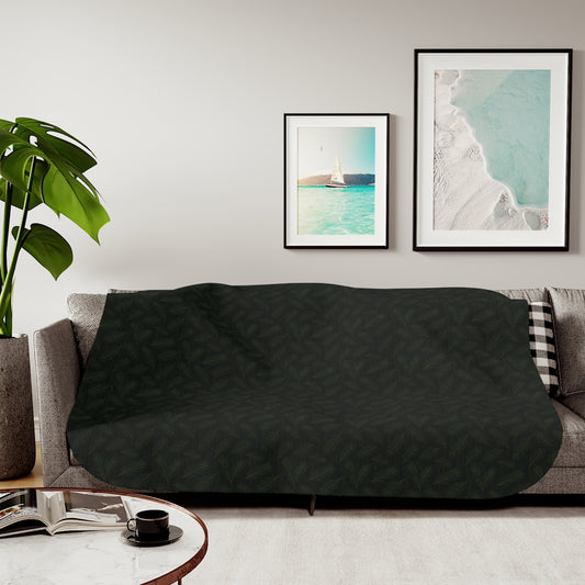 Pine Shadow Camo Sherpa Throw Blanket