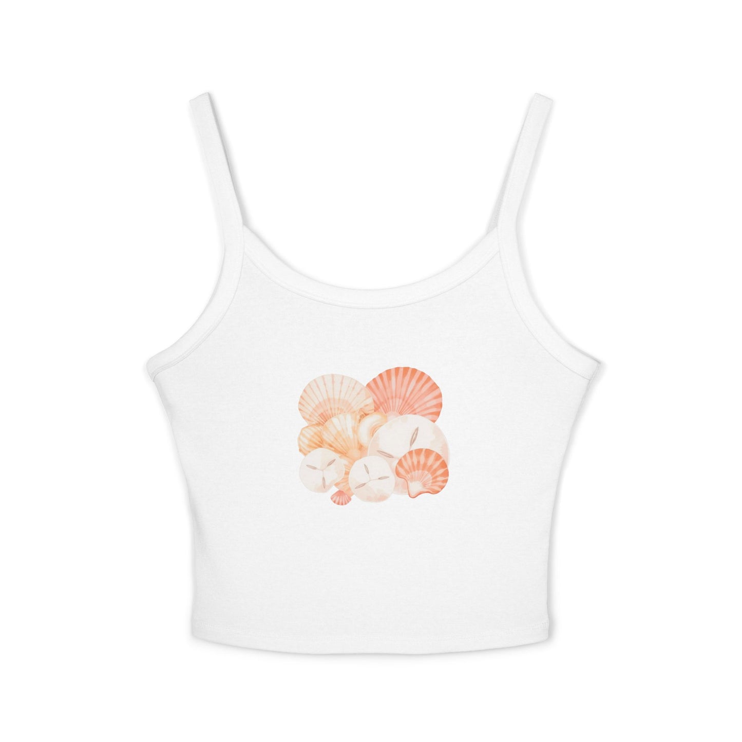 Seafoam Serenade Cropped Lounge Tank