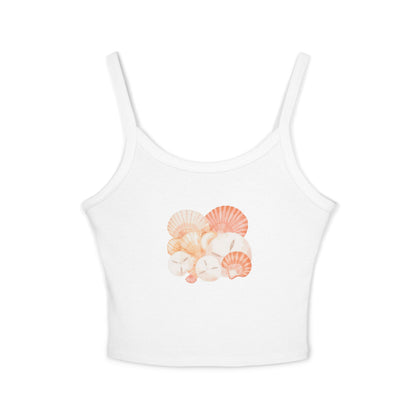 Seafoam Serenade Cropped Lounge Tank