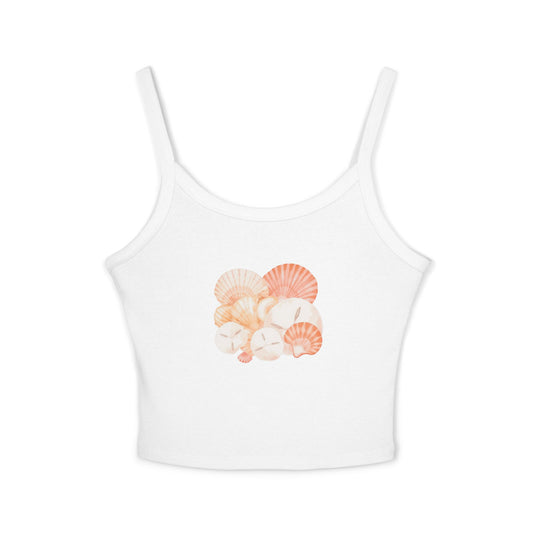 Seafoam Serenade Cropped Lounge Tank