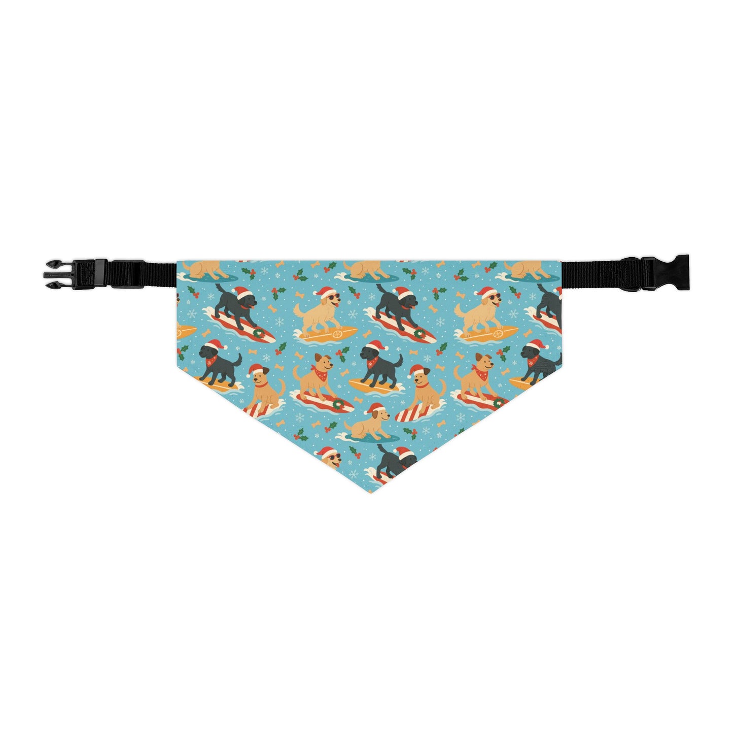 Surfin' Santa Paws Bandana Collar