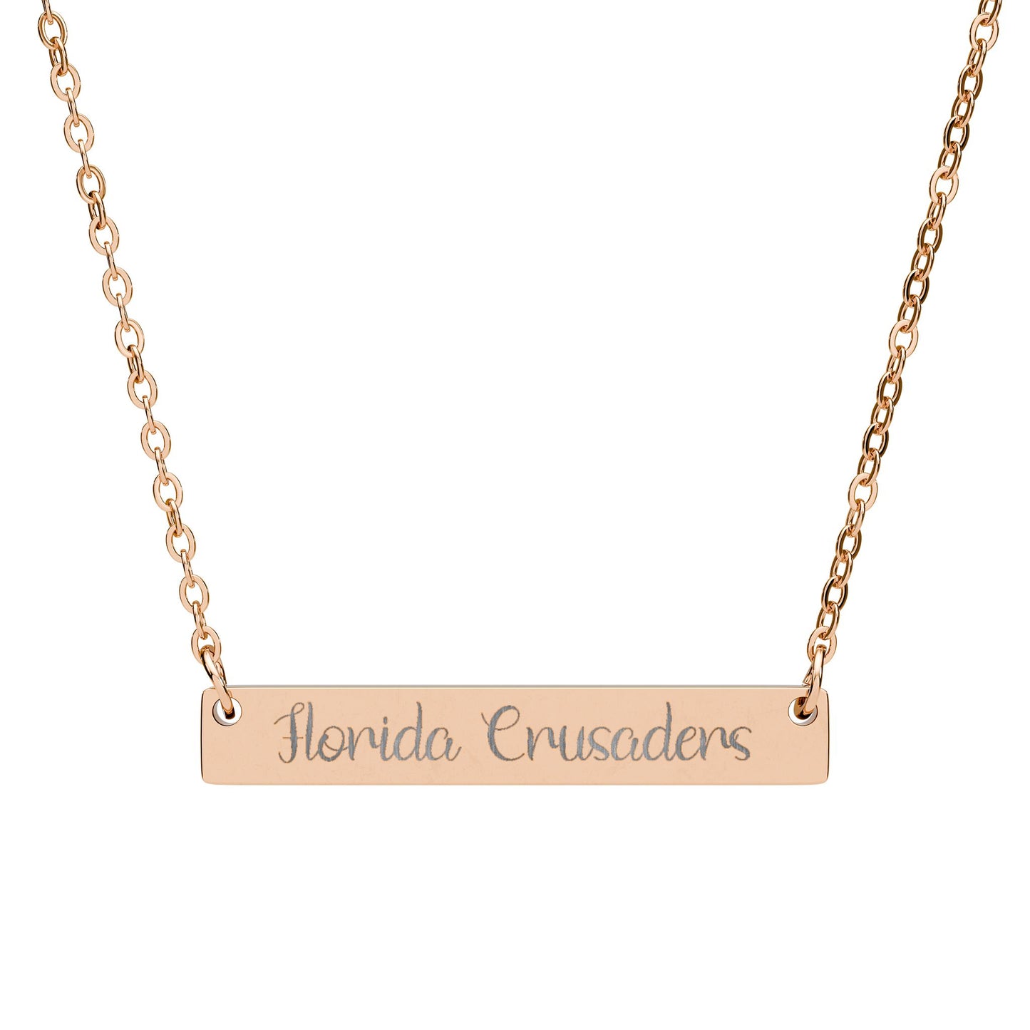 Florida Crusaders Horizontal Bar Necklace