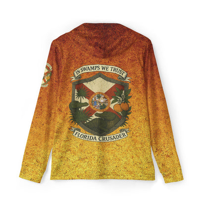 🛡️🍊 Florida Crusader: Citrus Blaze UPF 50+ Performance Hoodie