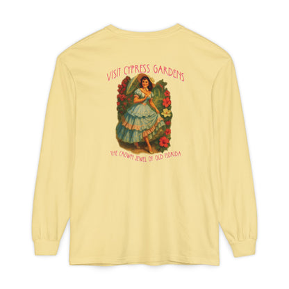 Vintage Cypress Gardens Long Sleeve Tee🌺🌿