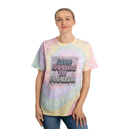 Stop Moving to Florida...But Make it Cute - Pastel Tie-Dye Tee