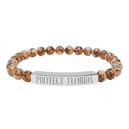 Protect Florida Natural Stone Bracelet🛡️