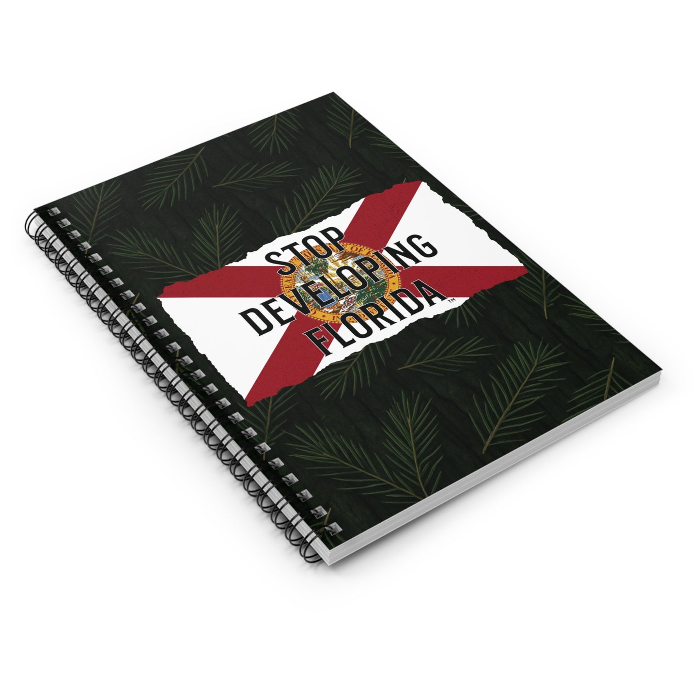 Stop Developing Florida Spiral Notebook