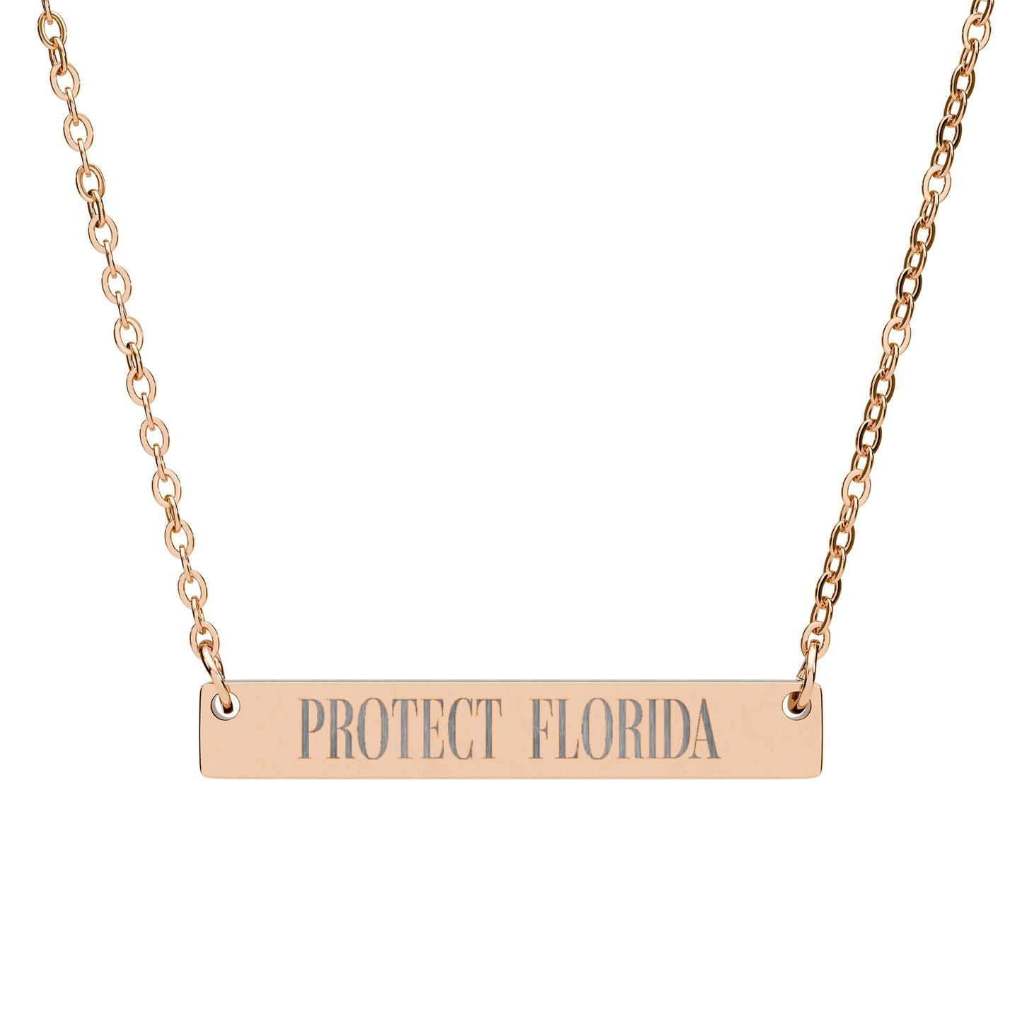 Protect Florida Horizontal Bar Necklace🛡️