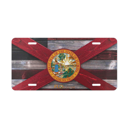 Florica Aluminum License Plate