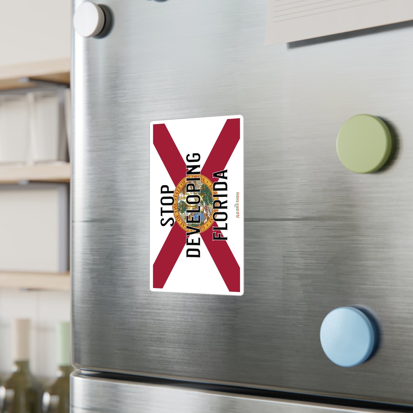 Stop Developing Florida Vinyl Decals - UV Resistant/Waterproof
