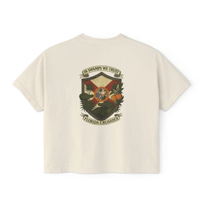 🛡️Florida Crusader Cropped Boxy Tee