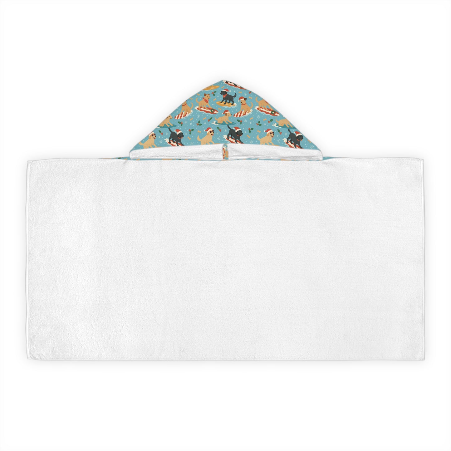 Surfin' Santa Paws Youth Hooded Towel