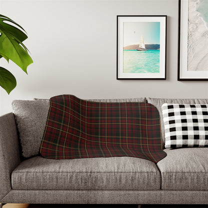 Holiday Heirloom Tartan Sherpa Throw Blanket