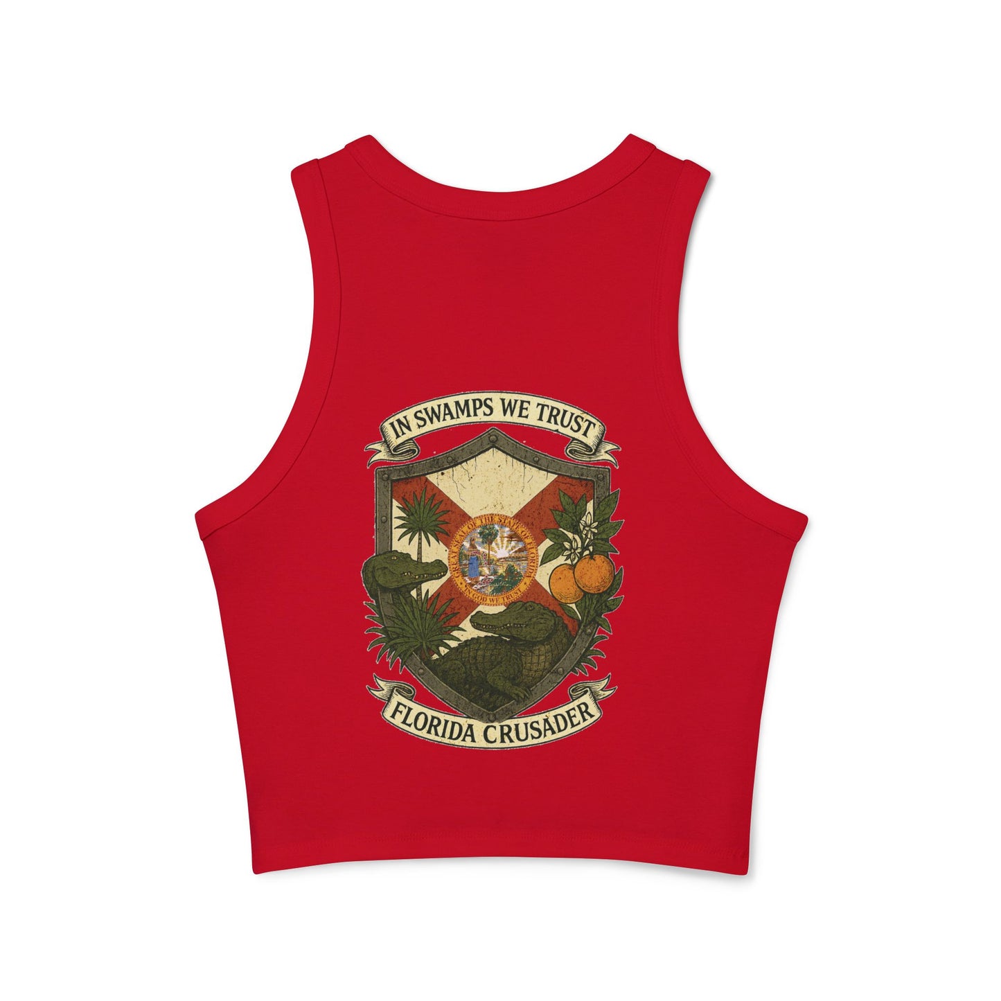 🛡️Florida Crusader Micro Rib Racer Tank