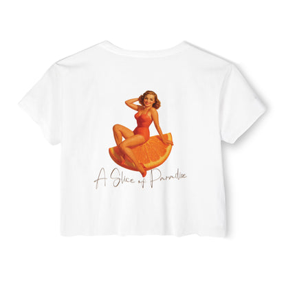 A Slice of Paradise Crop🌞🍊