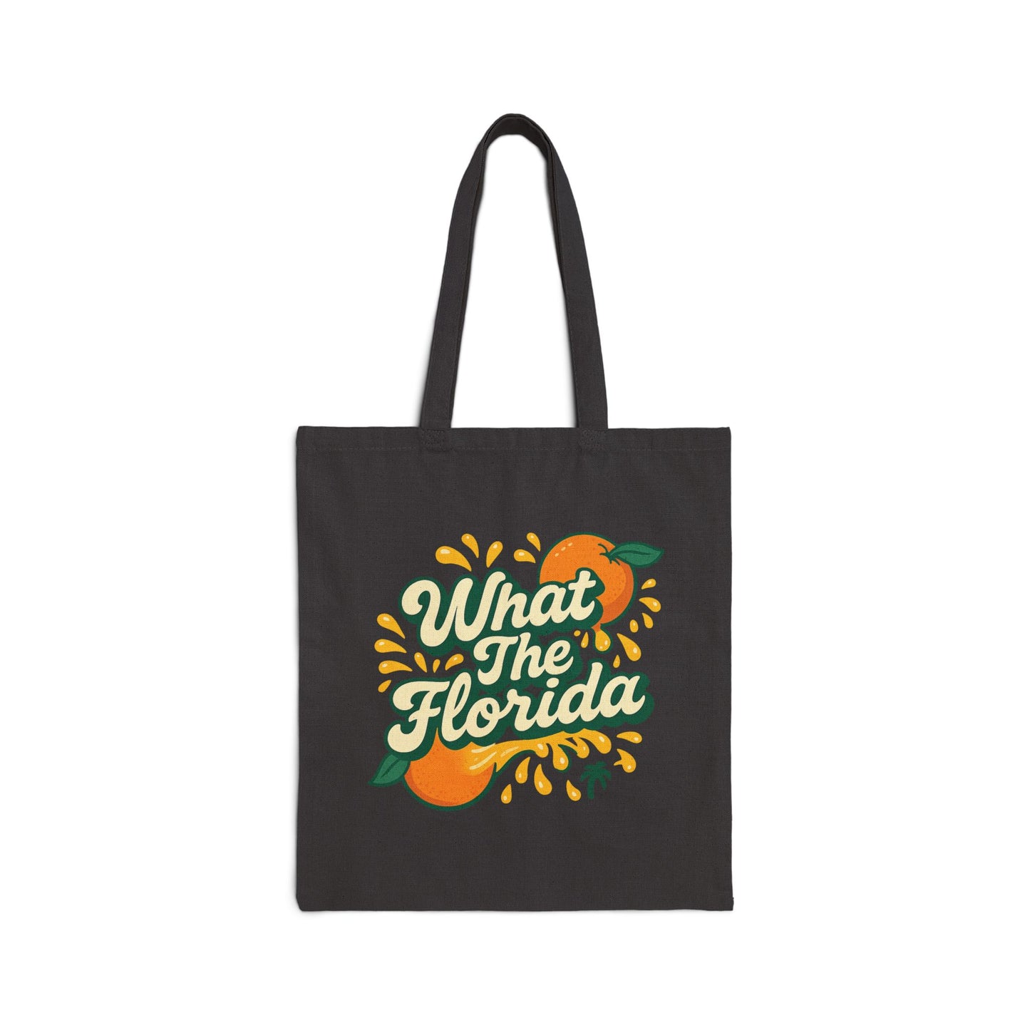 What the Florida Citrus Splash Eco Cotton Canvas Tote🍊