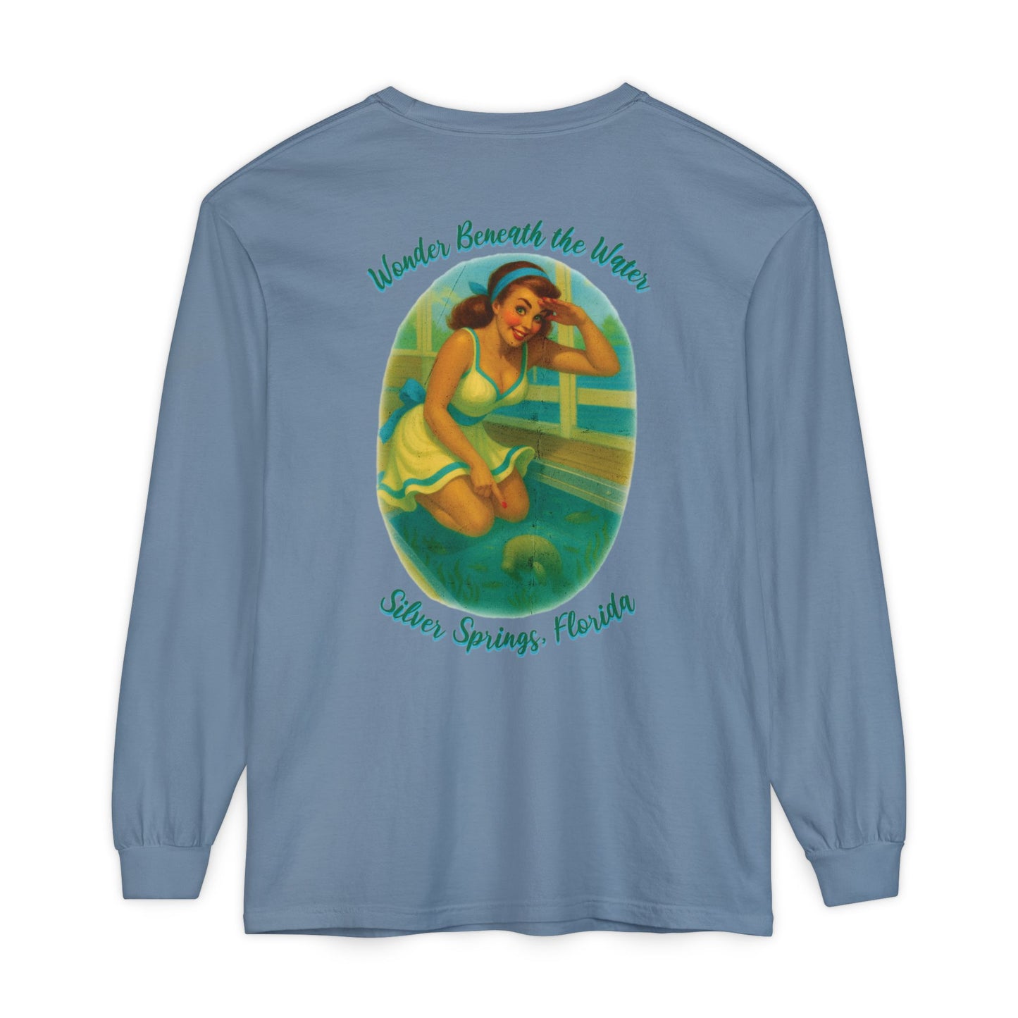 Wonder Beneath the Water Long Sleeve Tee🐊✨