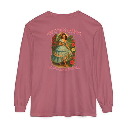 Vintage Cypress Gardens Long Sleeve Tee🌺🌿