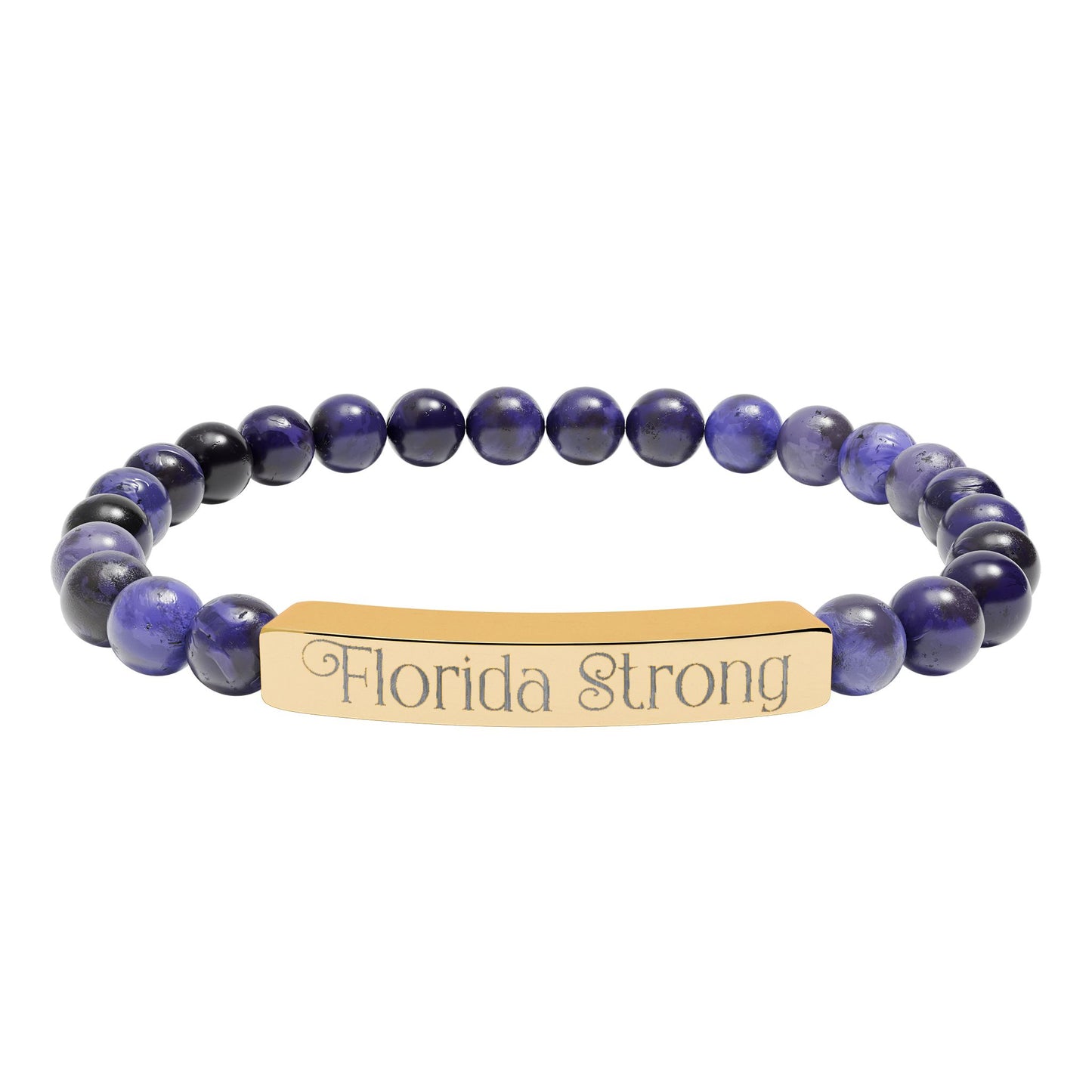 Florida Strong Natural Stone Bracelet